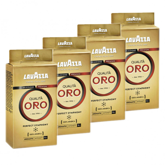 

Кофе молотый Lavazza Qualita Oro, 4 шт по 250 г, 4 шт Qualita Oro