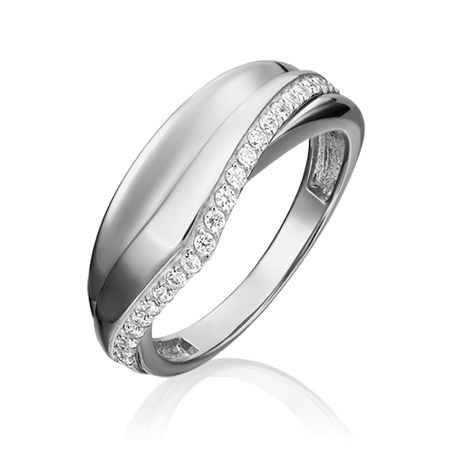 

Кольцо из золота р. 18 PLATINA jewelry 01-5410-00-401-1120-24, фианит, 01-5410-00-401-1120-24