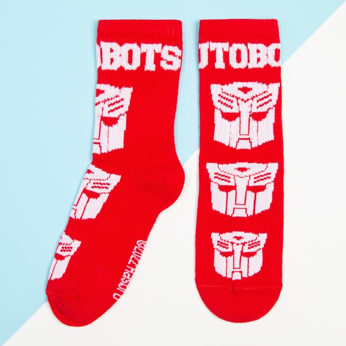

Носки для мальчика «Автоботы», Transformers, 18-20 см, цвет красный, Transformers