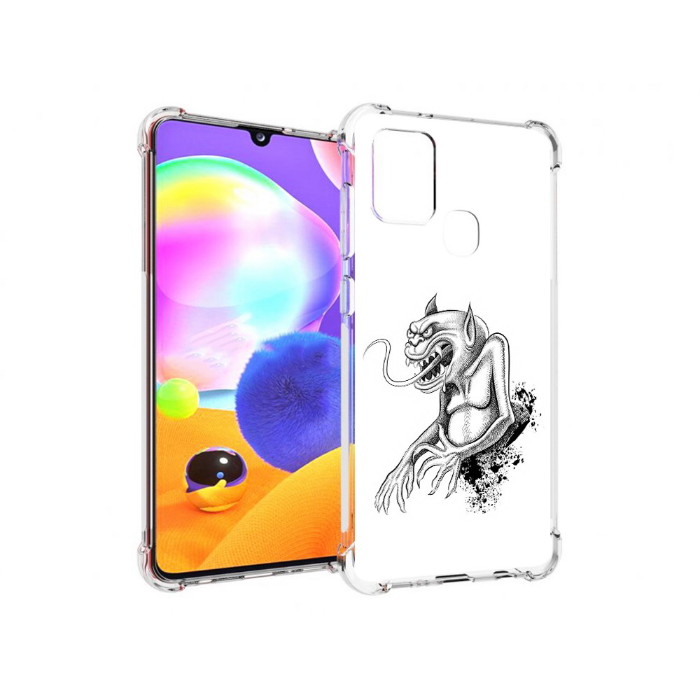 

Чехол MyPads Tocco для Samsung Galaxy A21s чорт (PT149116.528.692), Прозрачный, Tocco