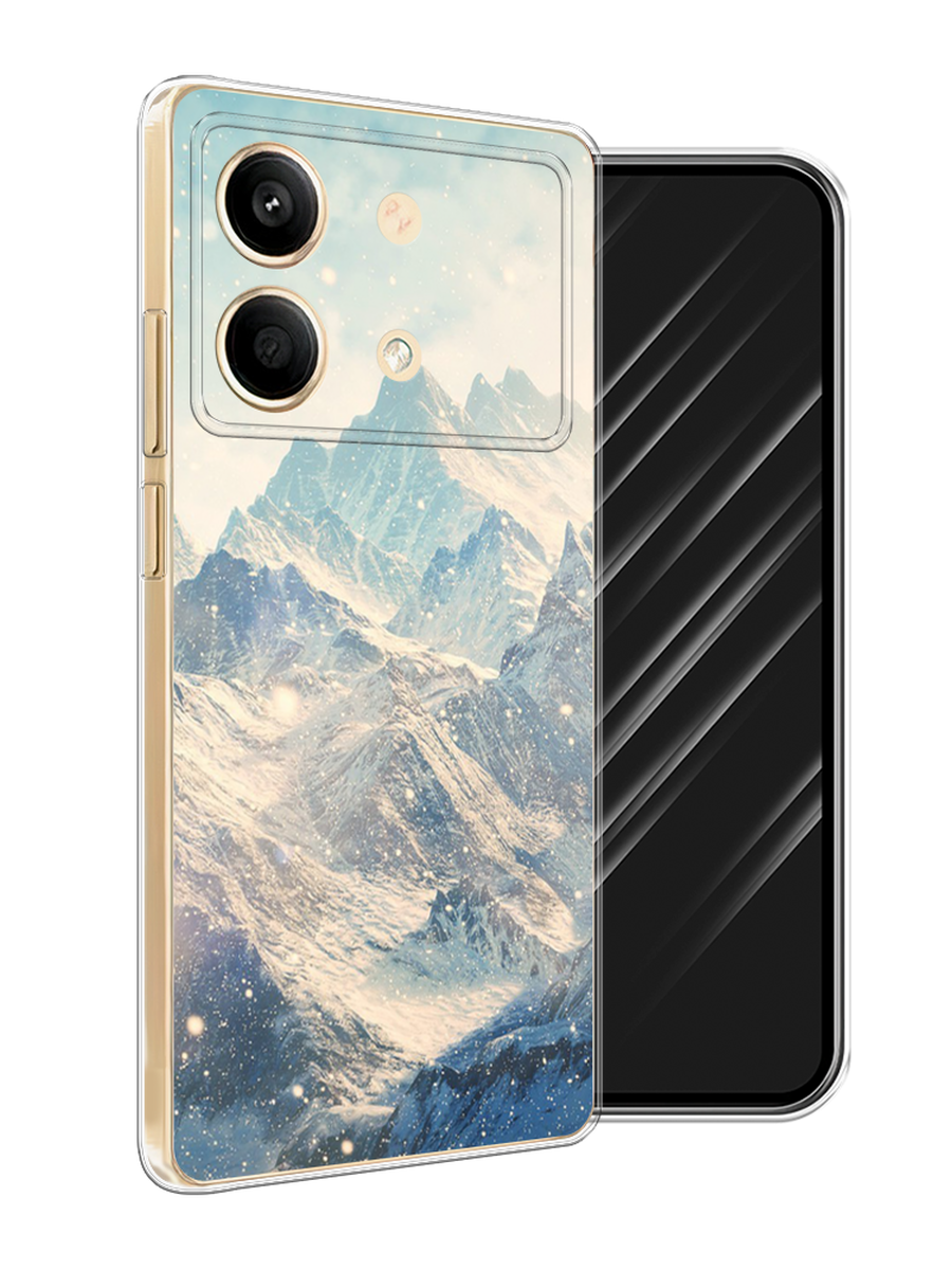 

Чехол Awog на Poco X6 Neo "Горы 4", Бирюзовый, 321950-1