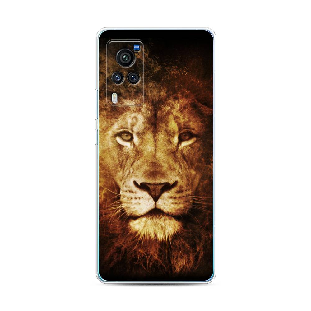 

Чехол для Vivo X60 Pro "Лев", Черный;коричневый;желтый, 263850-6