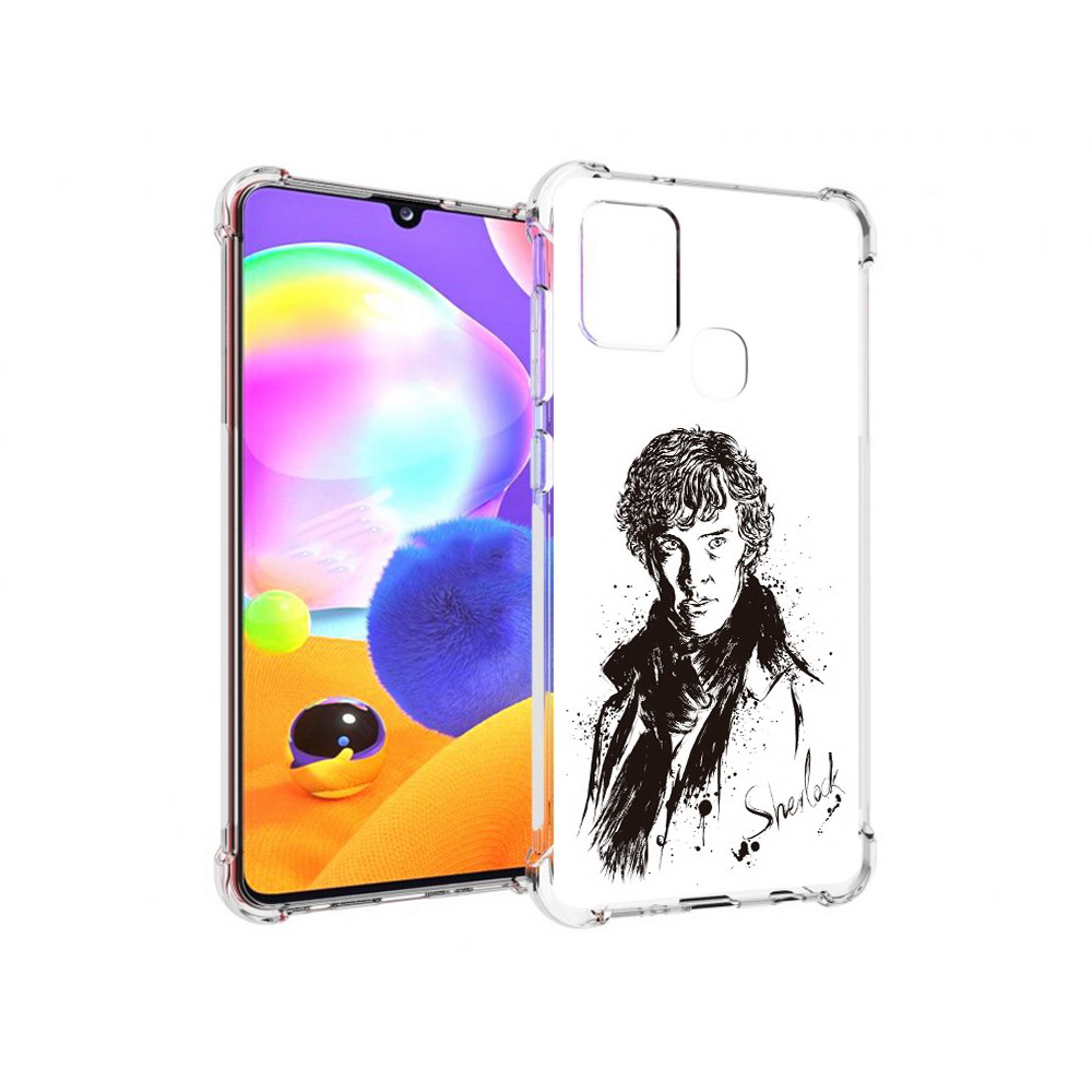 

Чехол MyPads Tocco для Samsung Galaxy A21s шерлок холмс портрет (PT149116.528.698), Прозрачный, Tocco