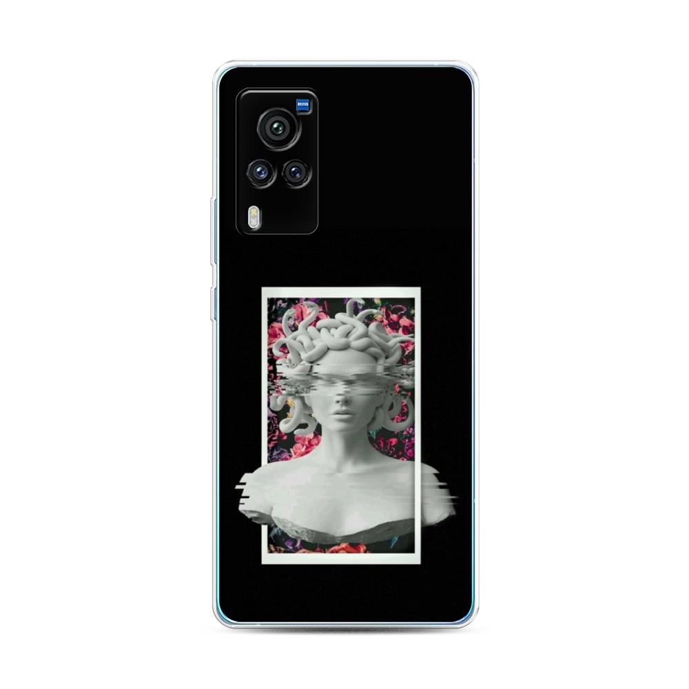 

Чехол для Vivo X60 Pro "Web Punk Медуза Горгона", Черный;серый, 263850-6