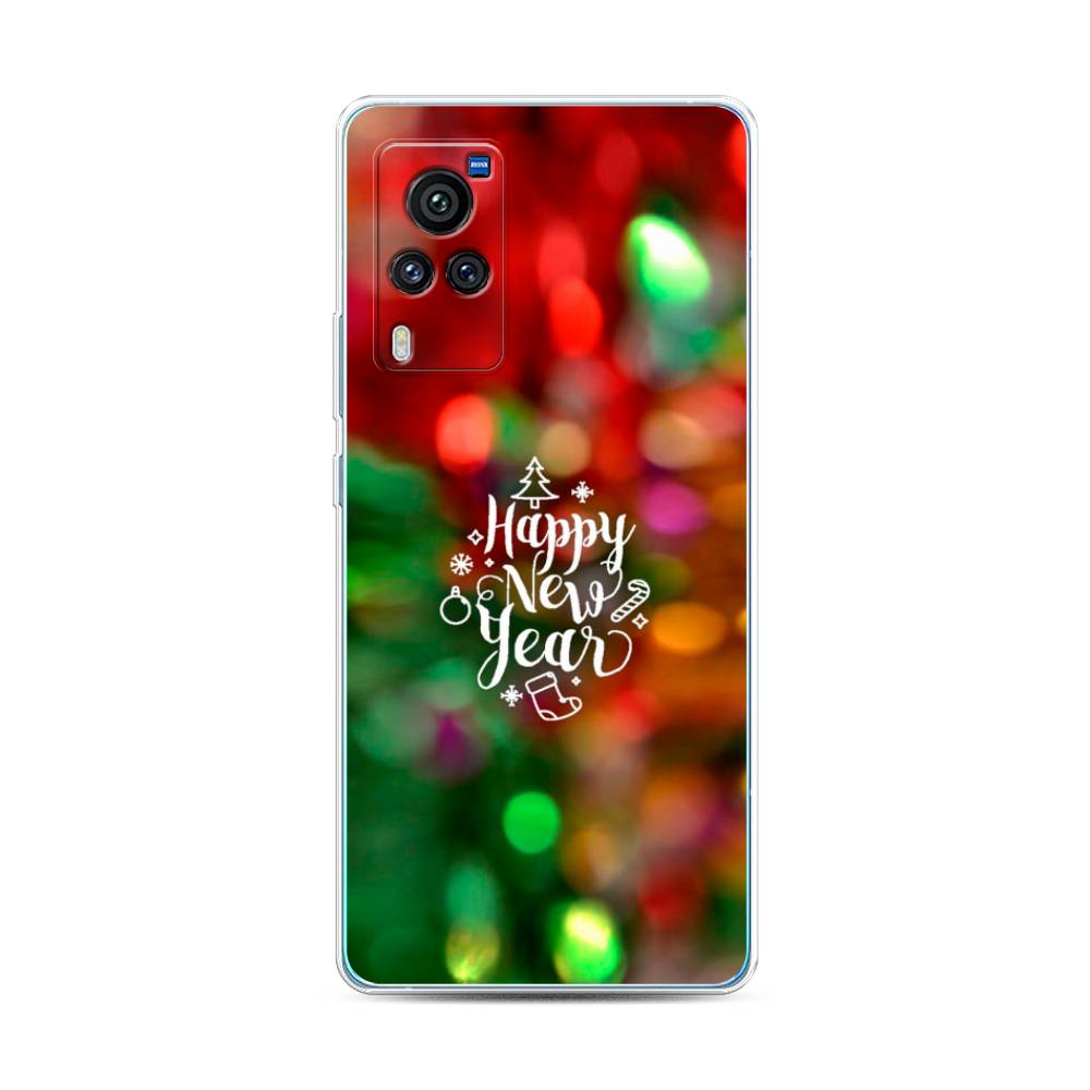 

Чехол для Vivo X60 Pro "Новый Год на елке", Зеленый;красный;желтый, 263850-5