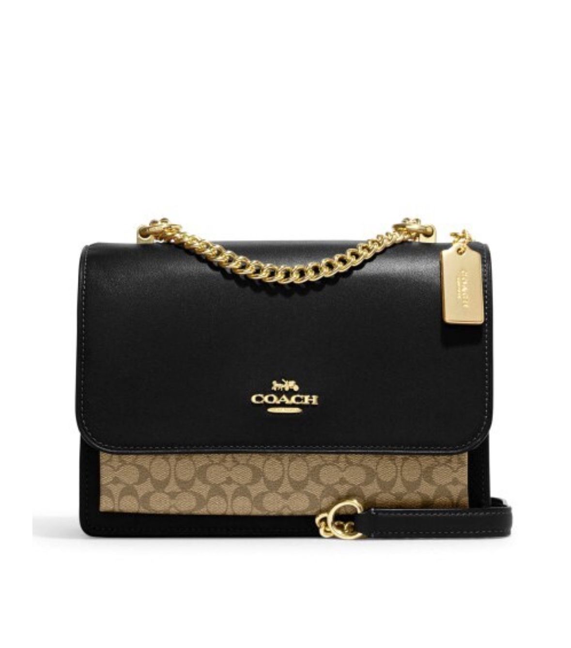 

Сумка кросс-боди женская Coach Klare gold/khaki/black, Коричневый;черный, Klare