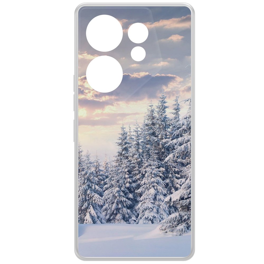 Чехол-накладка Krutoff Clear Case Снежный пейзаж для TECNO Camon 20 Premier
