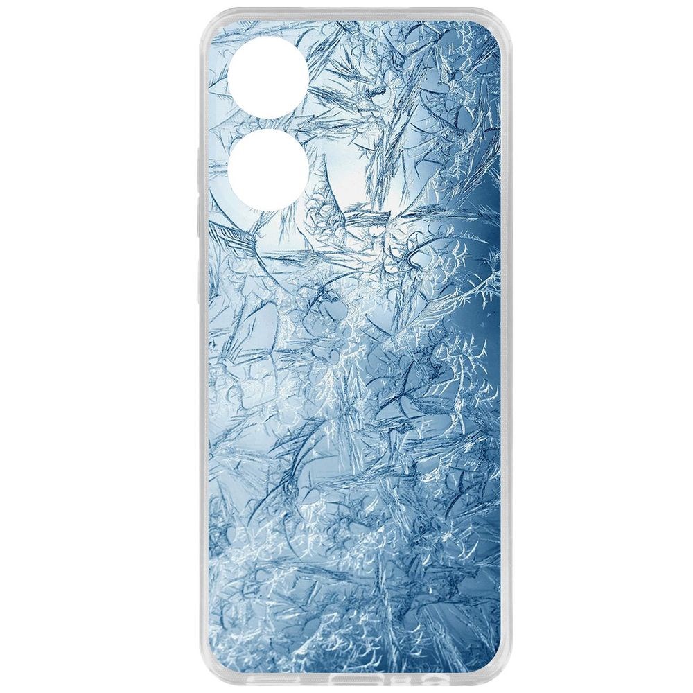 Чехол-накладка Krutoff Clear Case Лед для Oppo A78 4G