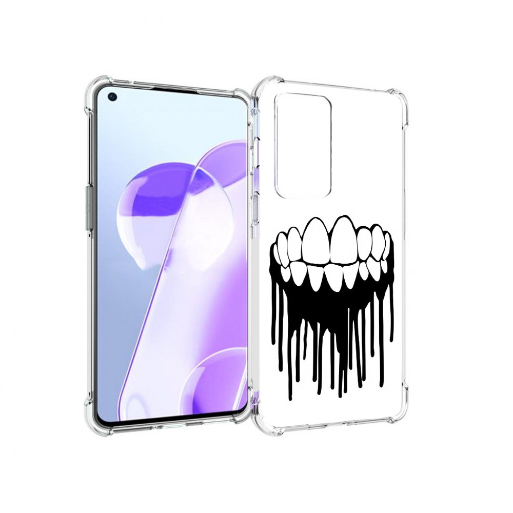 

Чехол MyPads Tocco для OnePlus 9RT зубы (PT172016.131.372), Прозрачный, Tocco
