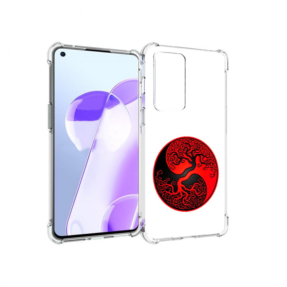 

Чехол MyPads Tocco для OnePlus 9RT инь янь дерево (PT172016.131.379), Прозрачный, Tocco