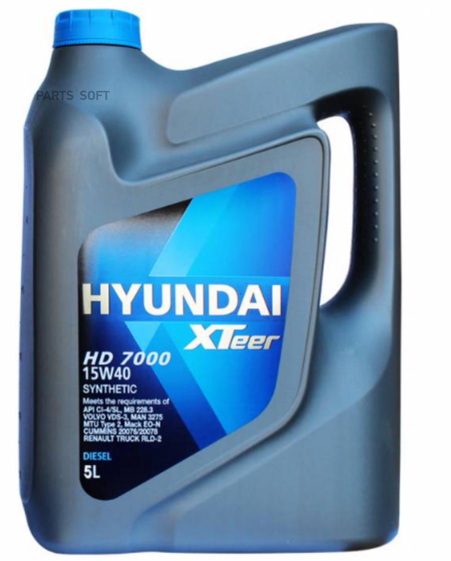 

Моторное масло HYUNDAI Xteer Hd 7000 10W40 5л