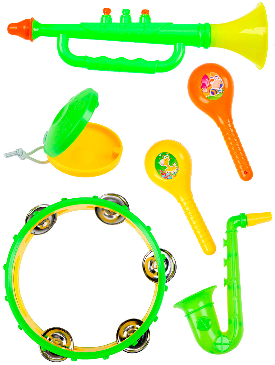 фото Набор детских музыкальных инструментов baby toys 6 предметов 109995