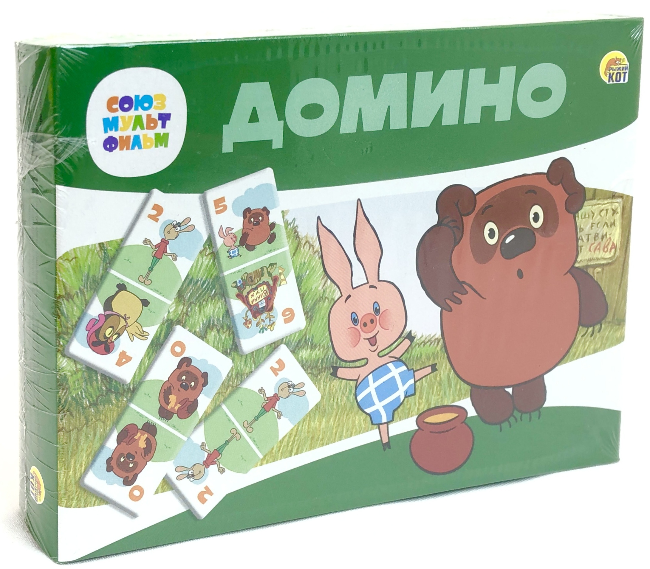 

Домино Рыжий кот Винни Пух 28 элементов 110017