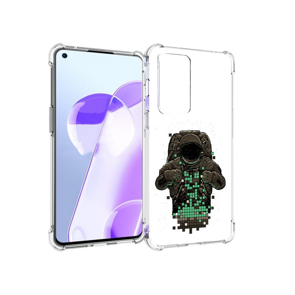 

Чехол MyPads Tocco для OnePlus 9RT космонавт с пикселями (PT172016.131.394), Прозрачный, Tocco