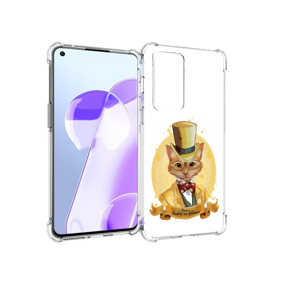 

Чехол MyPads Tocco для OnePlus 9RT кот юрист (PT172016.131.401), Прозрачный, Tocco