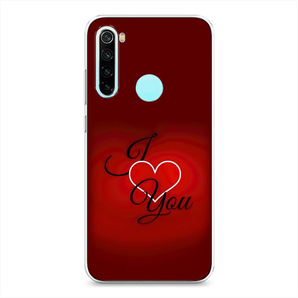 

Чехол Awog на Xiaomi Redmi Note 8 "I love you 3", Разноцветный, 36550-6