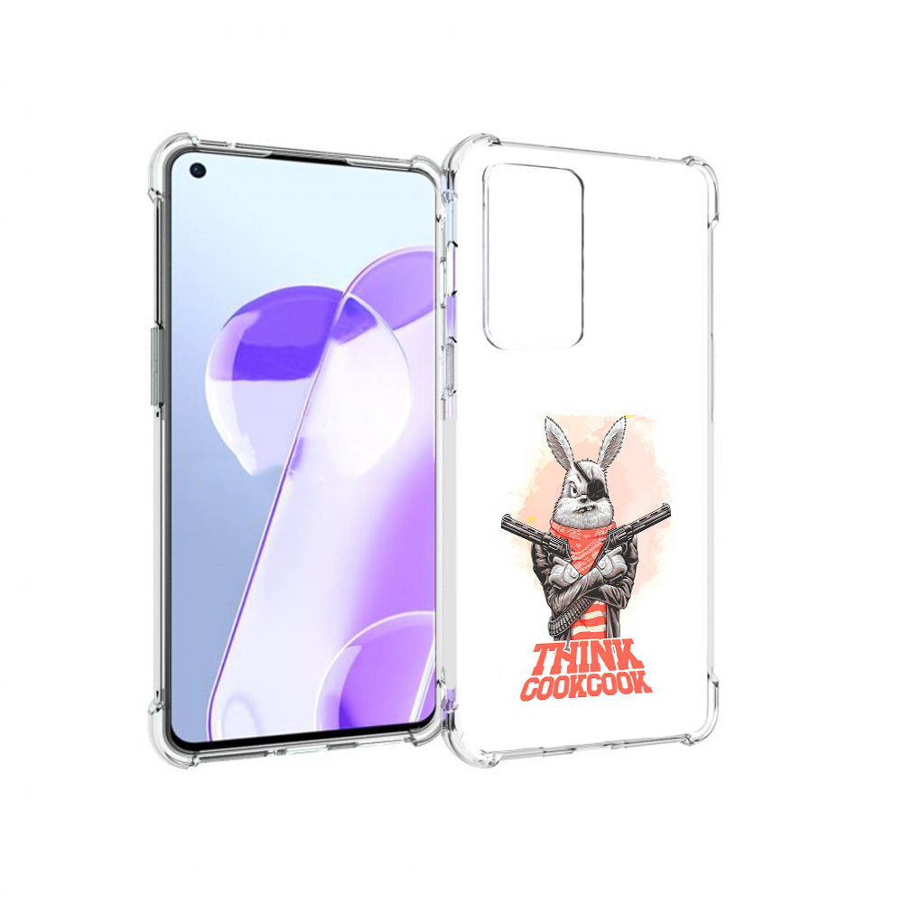 

Чехол MyPads Tocco для OnePlus 9RT кролик пират (PT172016.131.419), Прозрачный, Tocco