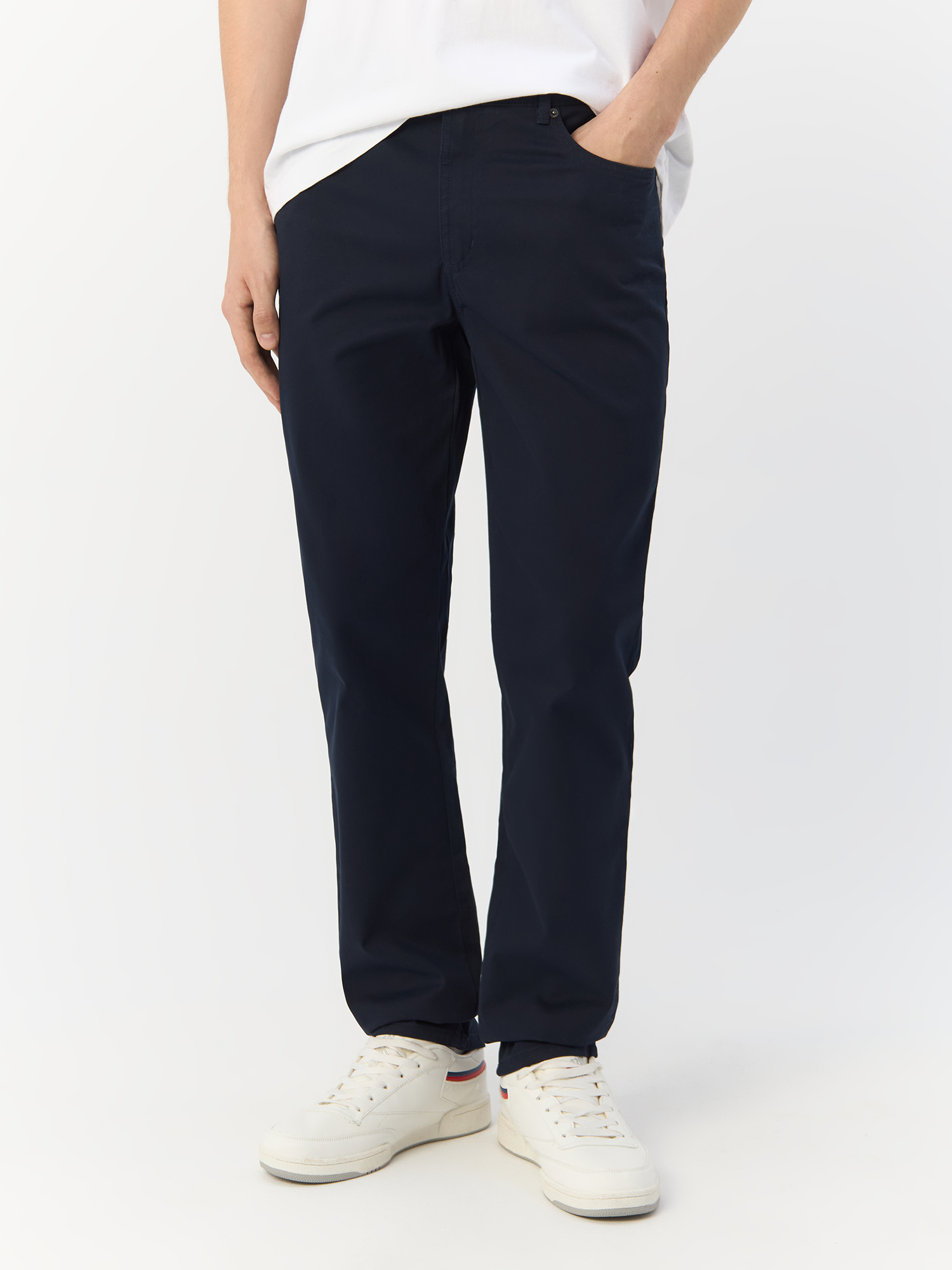 Брюки мужские Tommy Hilfiger 1985 Collection Denton Straight Chinos MW0MW36429 синие 30/32 TOMMY HILFIGER синий