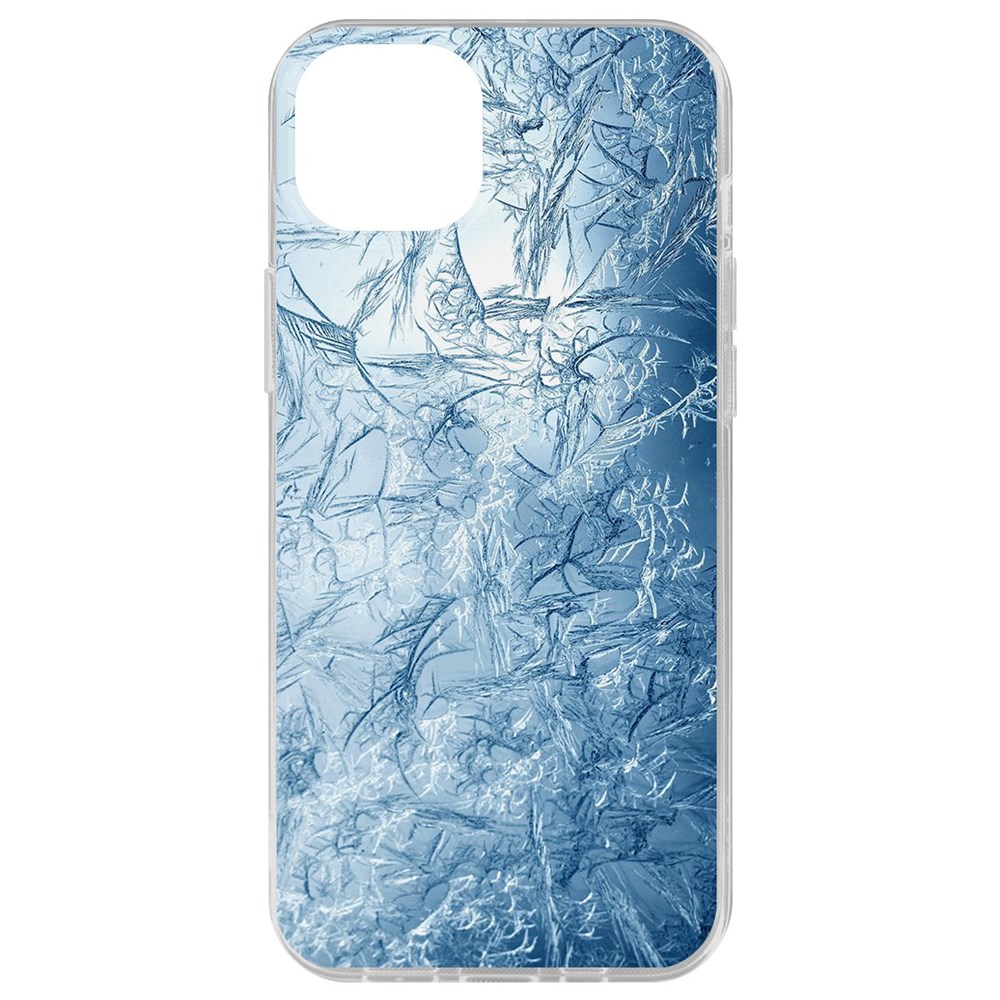 

Чехол-накладка Krutoff Clear Case Лед для iPhone 15 Plus, Прозрачный