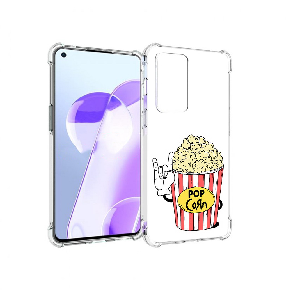 

Чехол MyPads Tocco для OnePlus 9RT крутой попкорн (PT172016.131.427), Прозрачный, Tocco