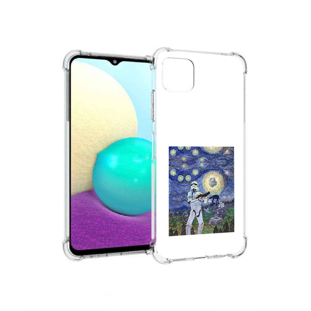

Чехол MyPads Tocco для Samsung Galaxy A22 star wars звездная ночь, Прозрачный, Tocco