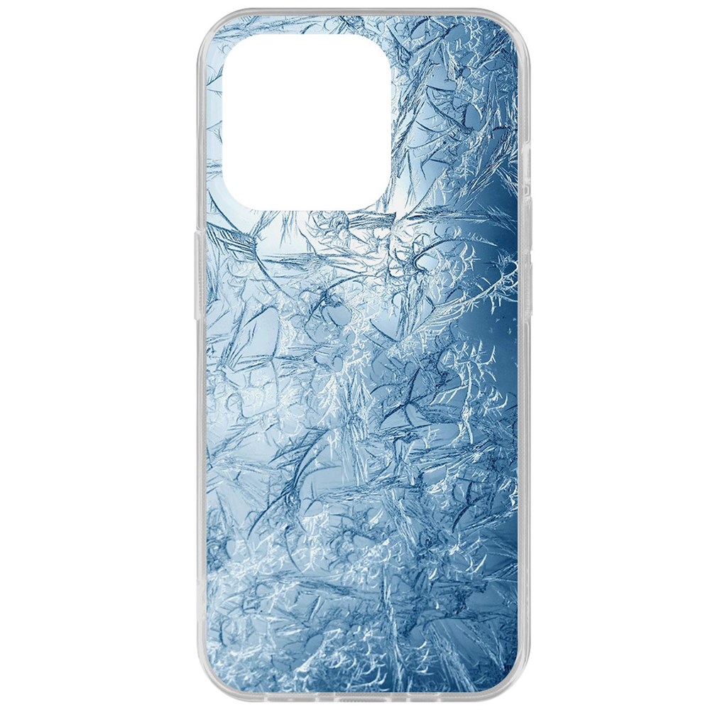 

Чехол-накладка Krutoff Clear Case Лед для iPhone 15 Pro, Прозрачный