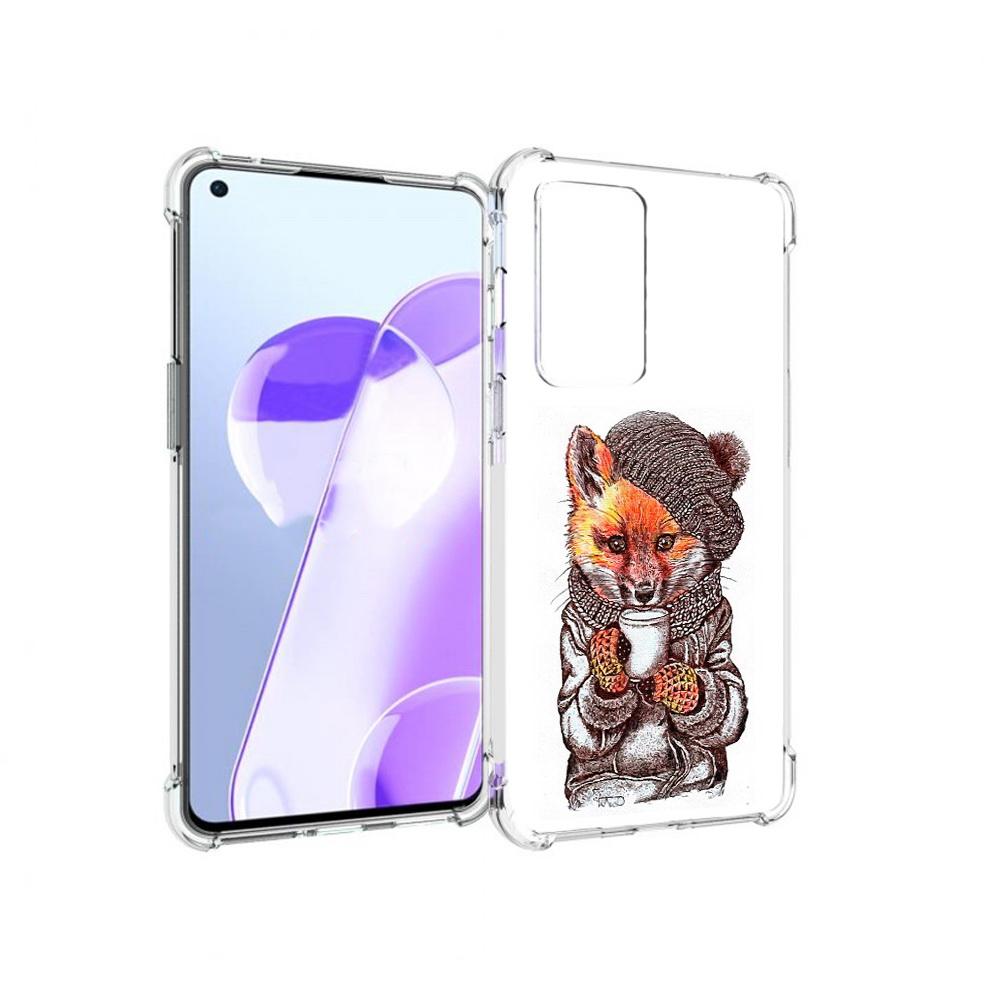 

Чехол MyPads Tocco для OnePlus 9RT лиса в шапке (PT172016.131.437), Tocco