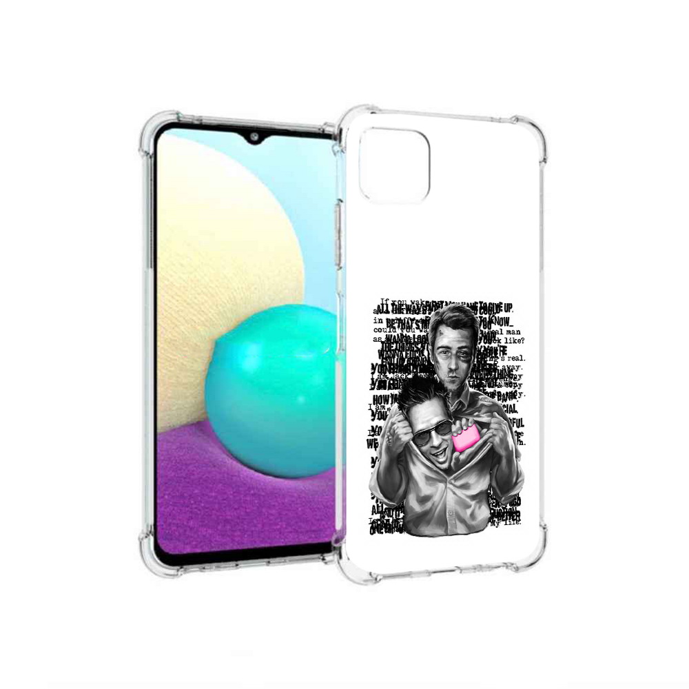 

Чехол MyPads Tocco для Samsung Galaxy A22 бойцовский клуб, Прозрачный, Tocco