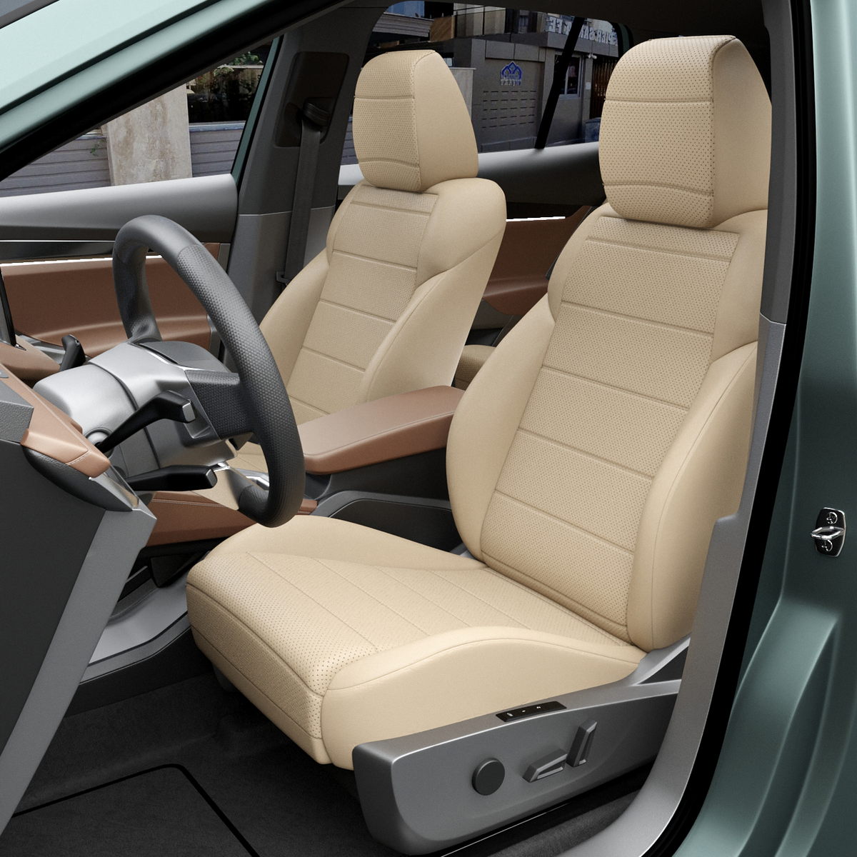 

Чехлы Automobiler для Toyota Corolla, Бежевый, 759