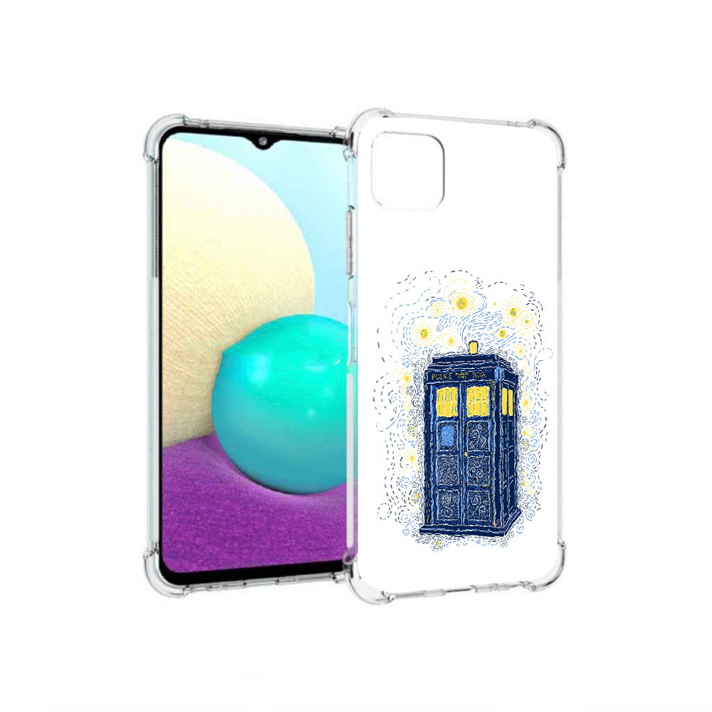 

Чехол MyPads Tocco для Samsung Galaxy A22 будка рисунок, Прозрачный, Tocco