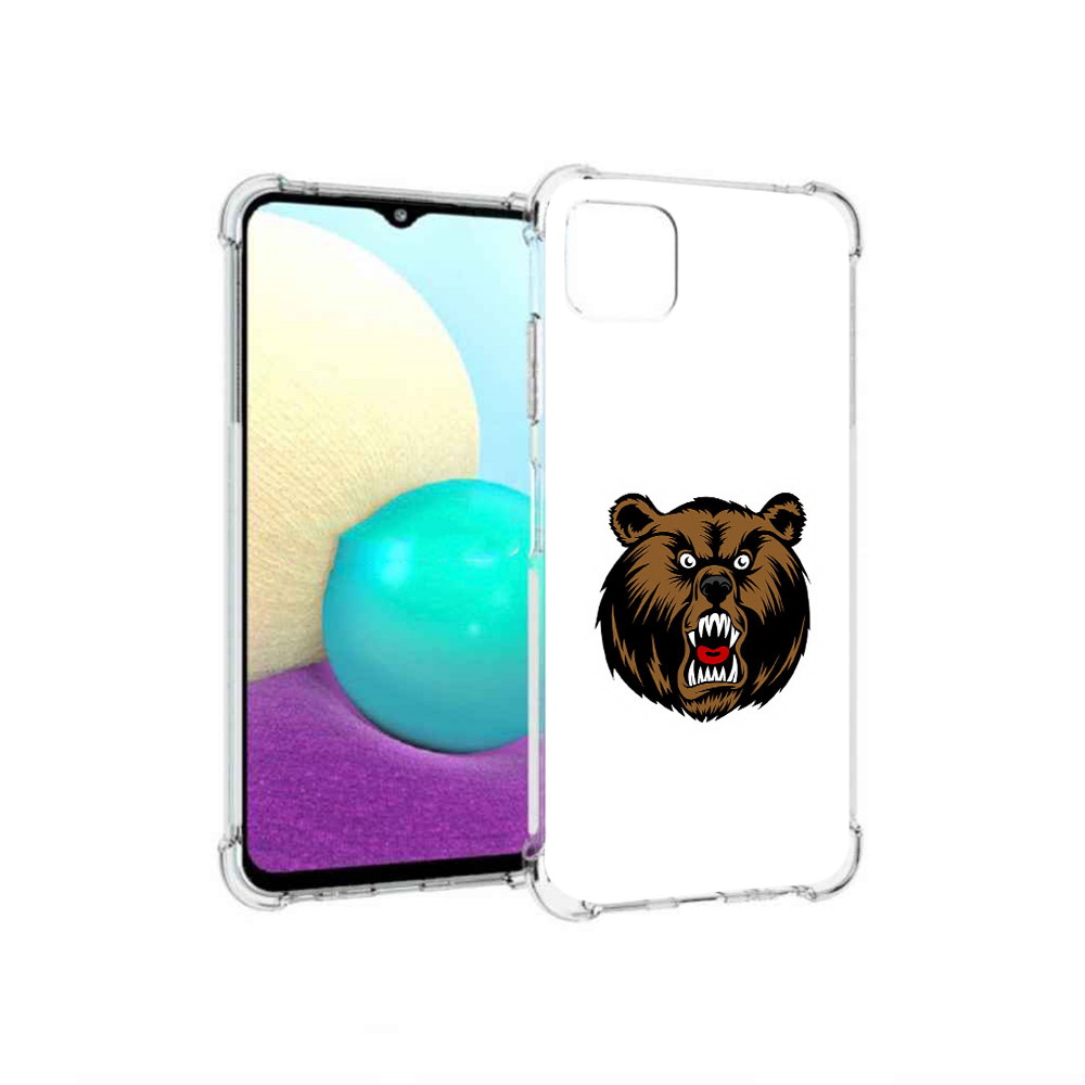 

Чехол MyPads Tocco для Samsung Galaxy A22 бурый, Прозрачный, Tocco