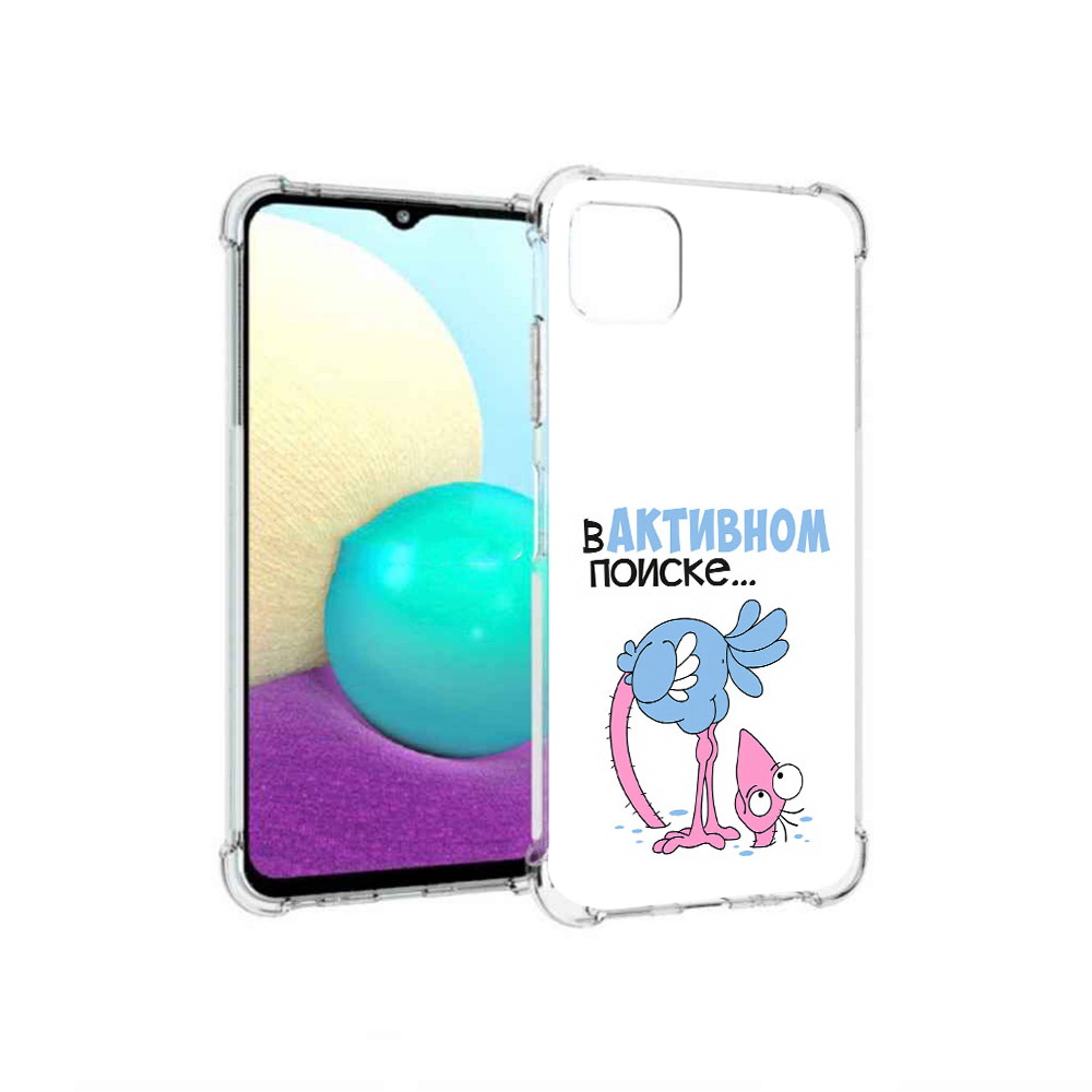 

Чехол MyPads Tocco для Samsung Galaxy A22 в активном поиске, Прозрачный, Tocco