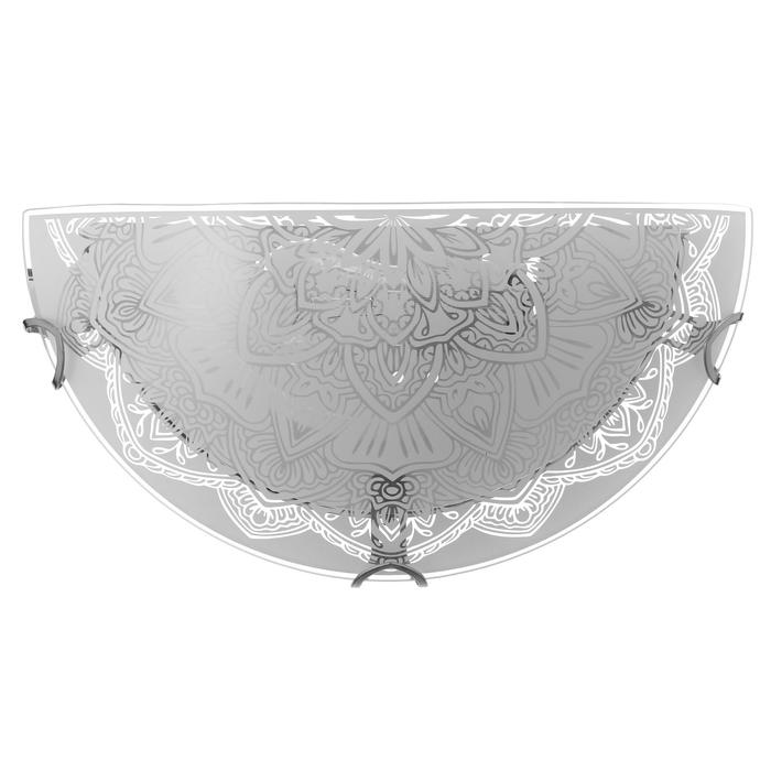 

Светильник "Индия" моллир., 1х60Вт Е27, хром, d=30 см, h=5,5 см, Собственное производство