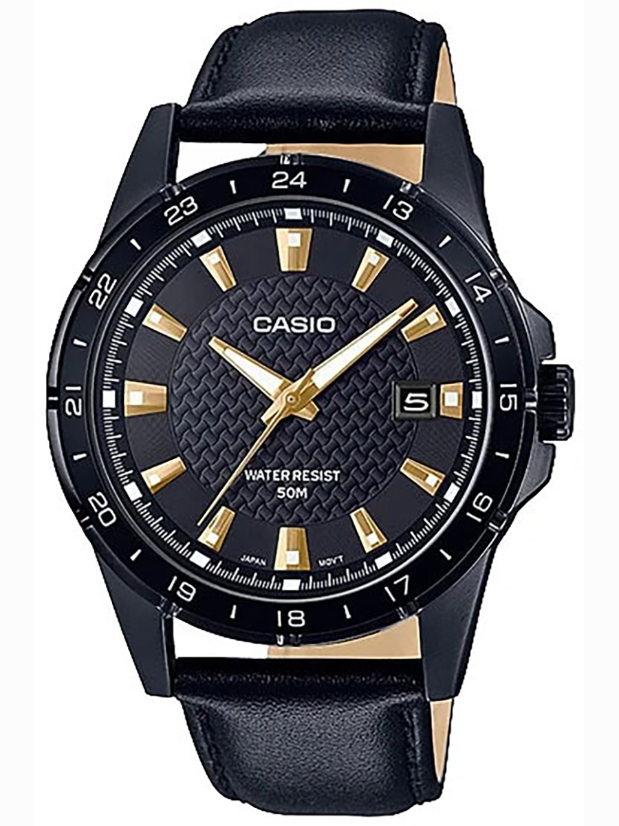 фото Наручные часы мужские casio mtp-1290bl-1a1