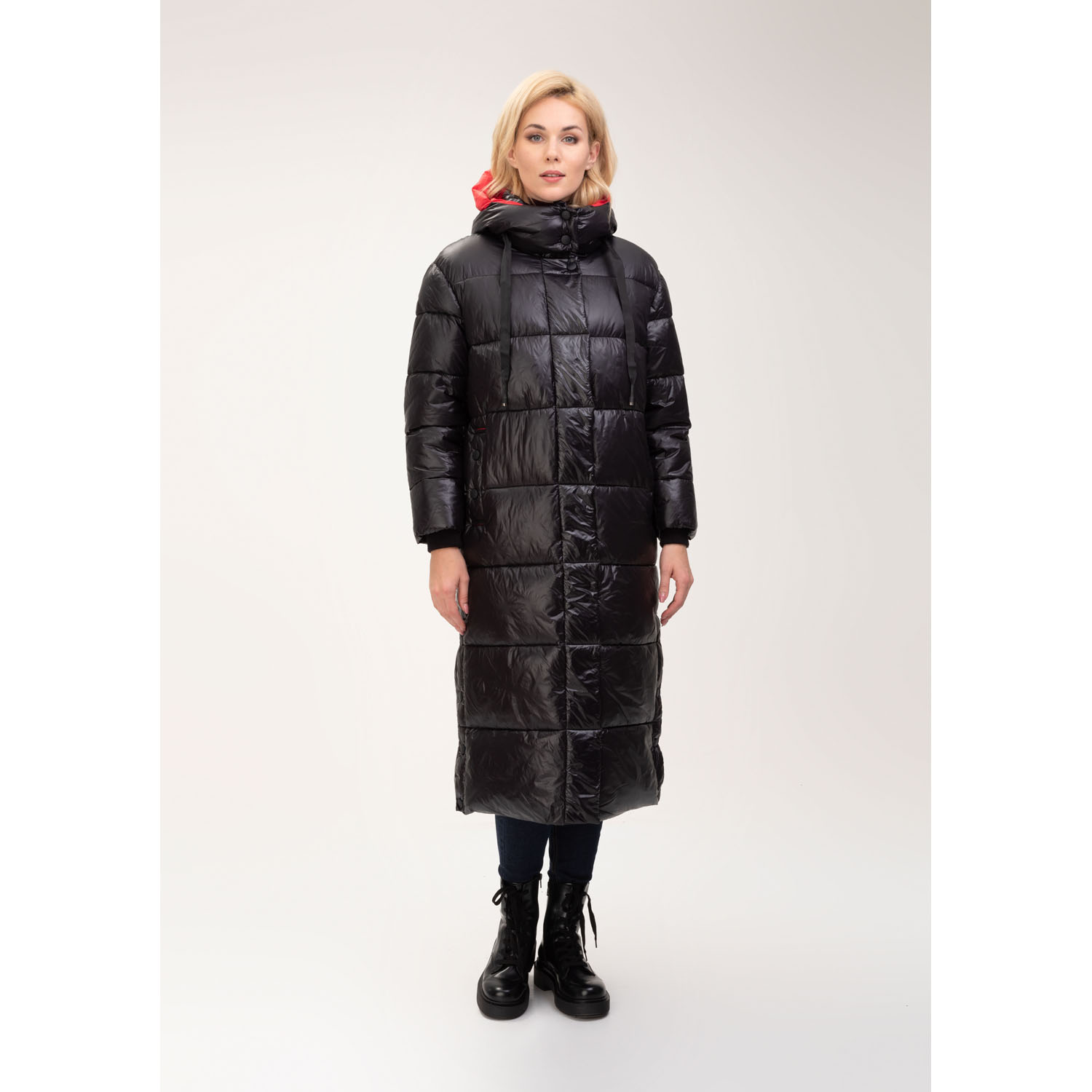 Пальто женское Mfin MF-20009 черное 42 EU
