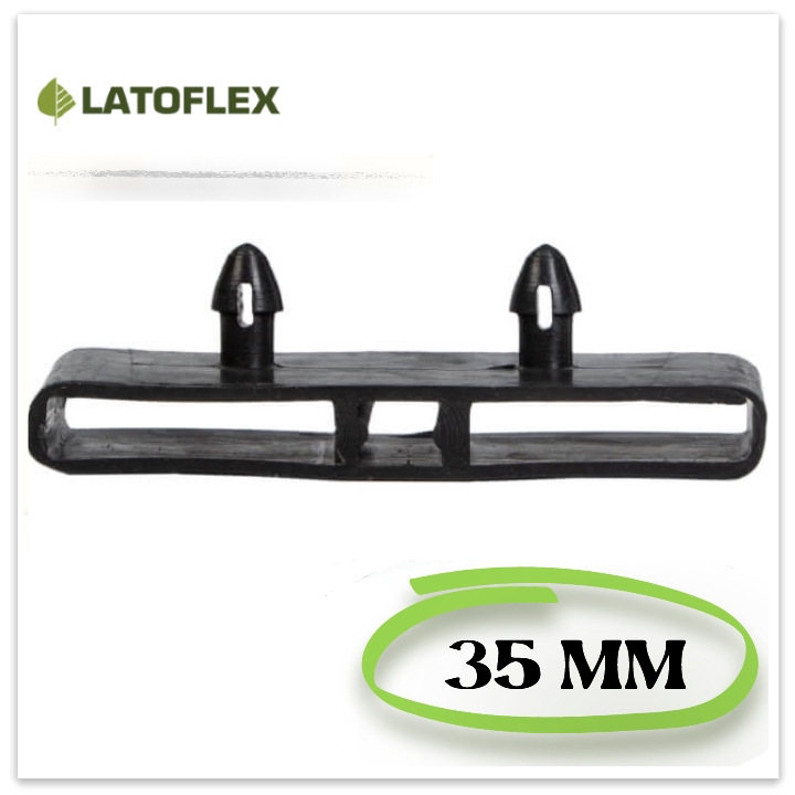 

Латодержатель Latoflex 35 мм 6 шт ЛНП2х8-35Ч черный, 35 мм 6 шт