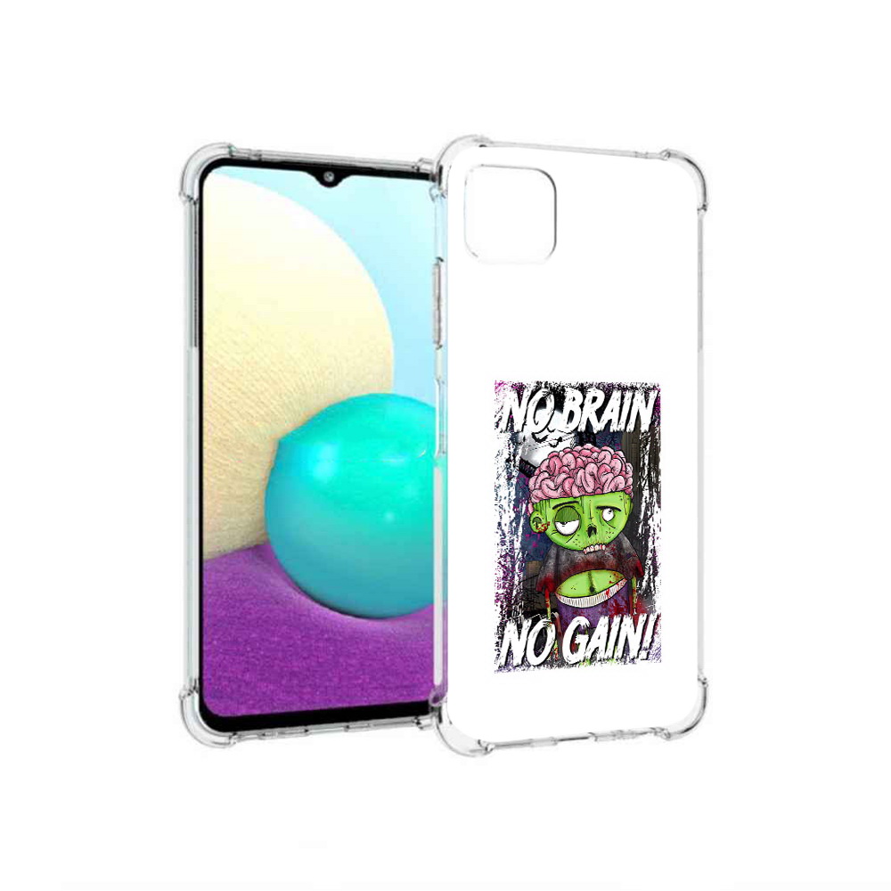 

Чехол MyPads Tocco для Samsung Galaxy A22 глупый зомби, Прозрачный, Tocco
