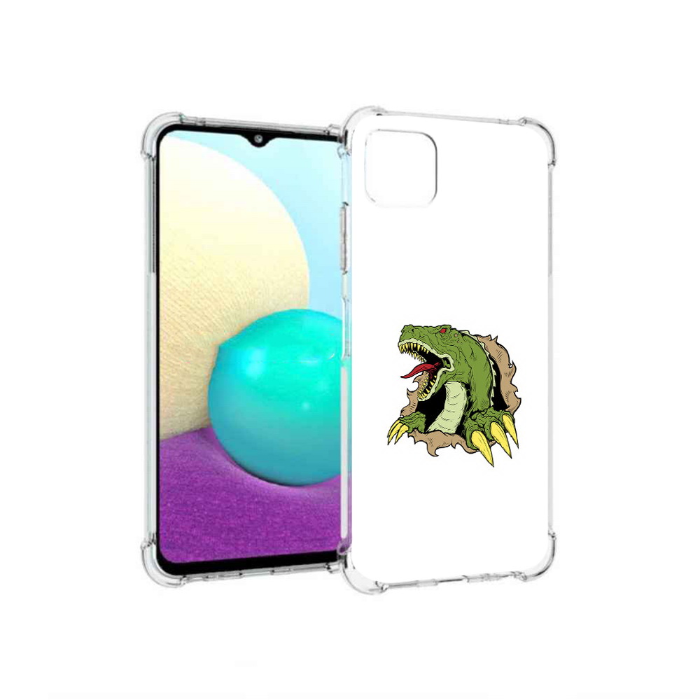 

Чехол MyPads Tocco для Samsung Galaxy A22 годзила, Прозрачный, Tocco