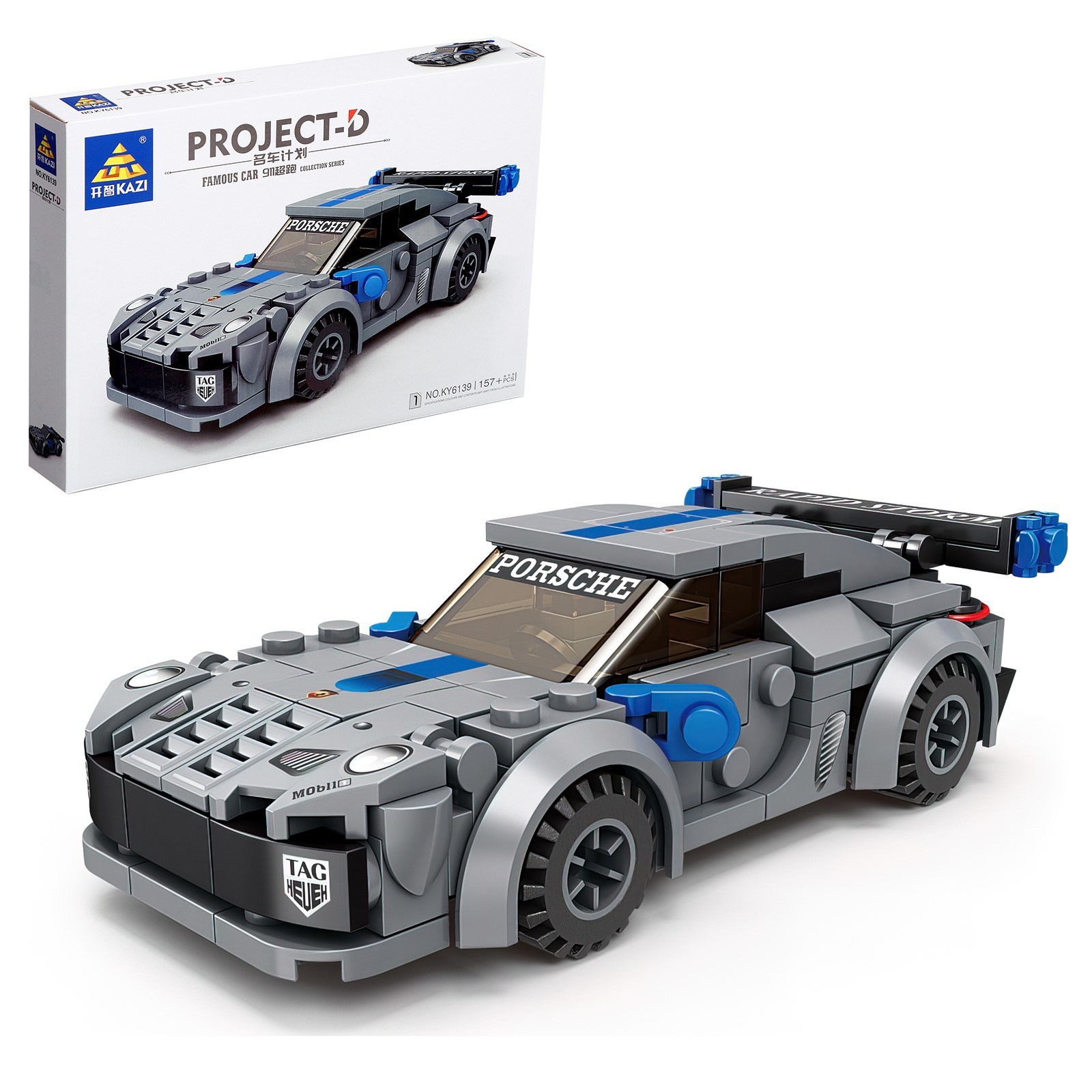 

Конструктор KAZI «Гонка. Спорткар», 157 деталей