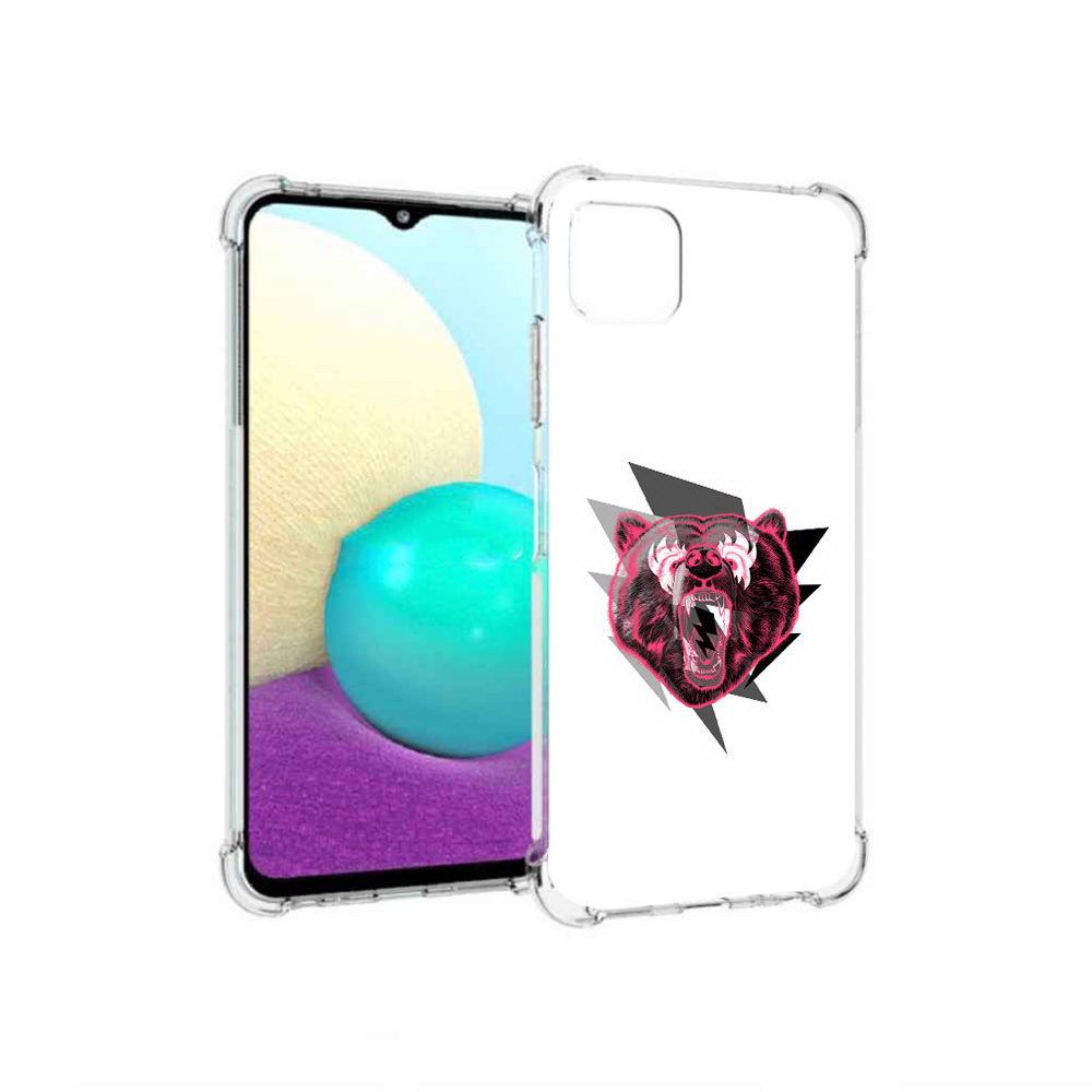 

Чехол MyPads Tocco для Samsung Galaxy A22 грозовой медведь, Прозрачный, Tocco