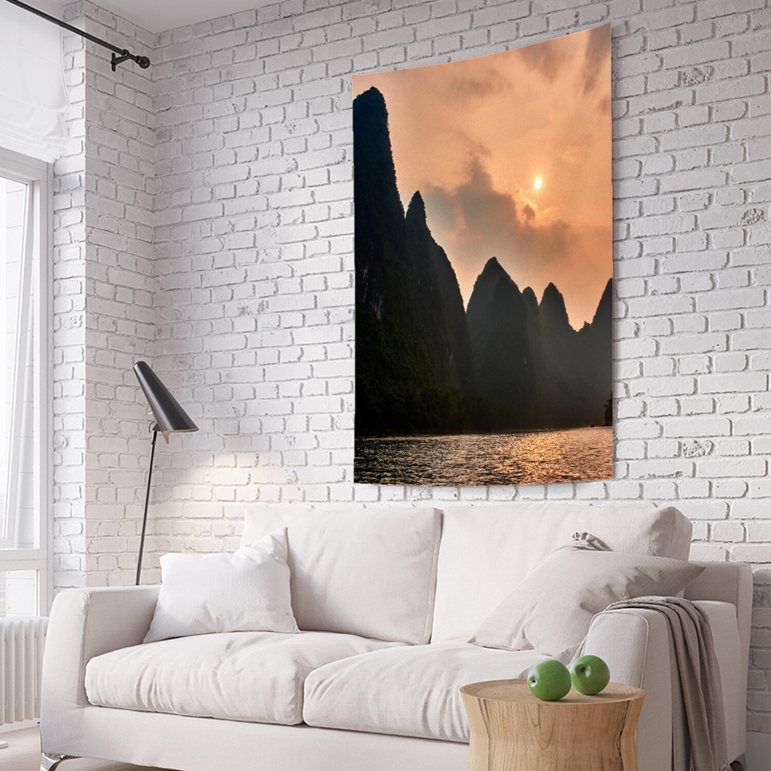 

Вертикальное фотопанно на стену JoyArty За горами другой мир 150x200 см, За горами другой мир