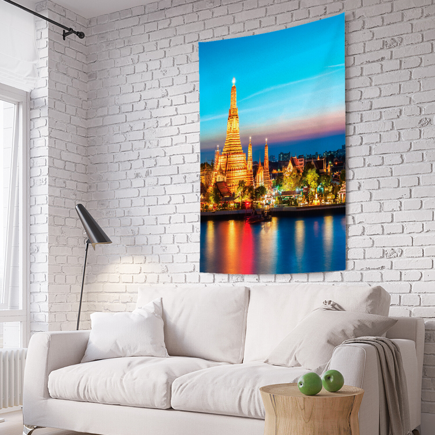 

Вертикальное фотопанно на стену JoyArty Ночь в огнях 150x200 см, Ночь в огнях