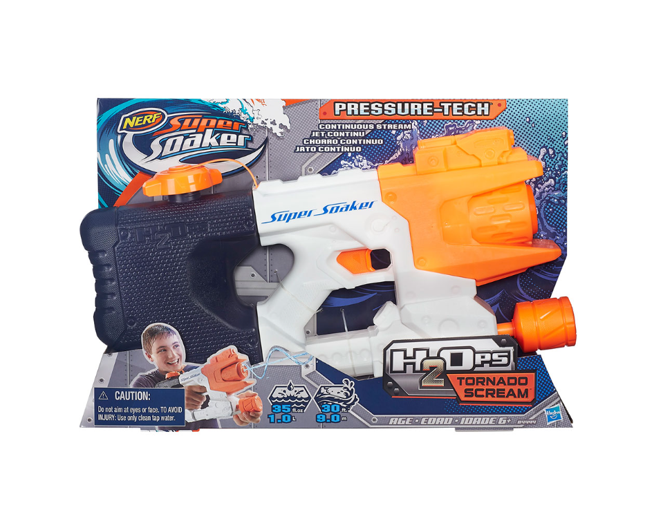 

Игрушечный водный бластер Nerf Н2О Торнадо из серии Nerf Супер Сокер B4444