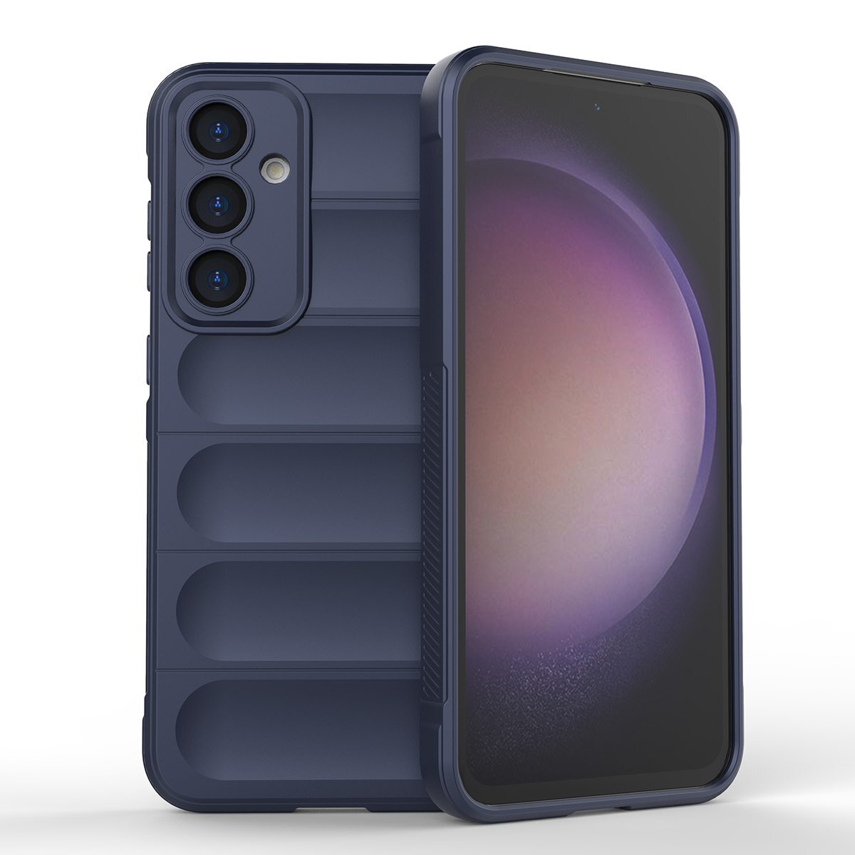 

Противоударный чехол Flexible Case для Samsung Galaxy S23 FE, синий, Flexible Case