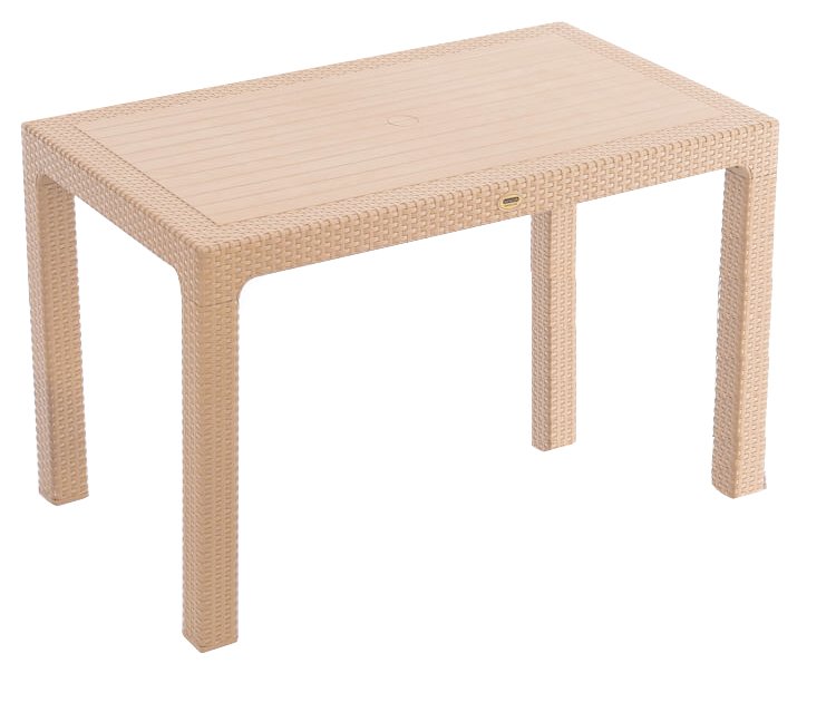 

Стол для дачи обеденный Heniver Rattan Spt-r004 бежевый 120х70х75 см, Rattan