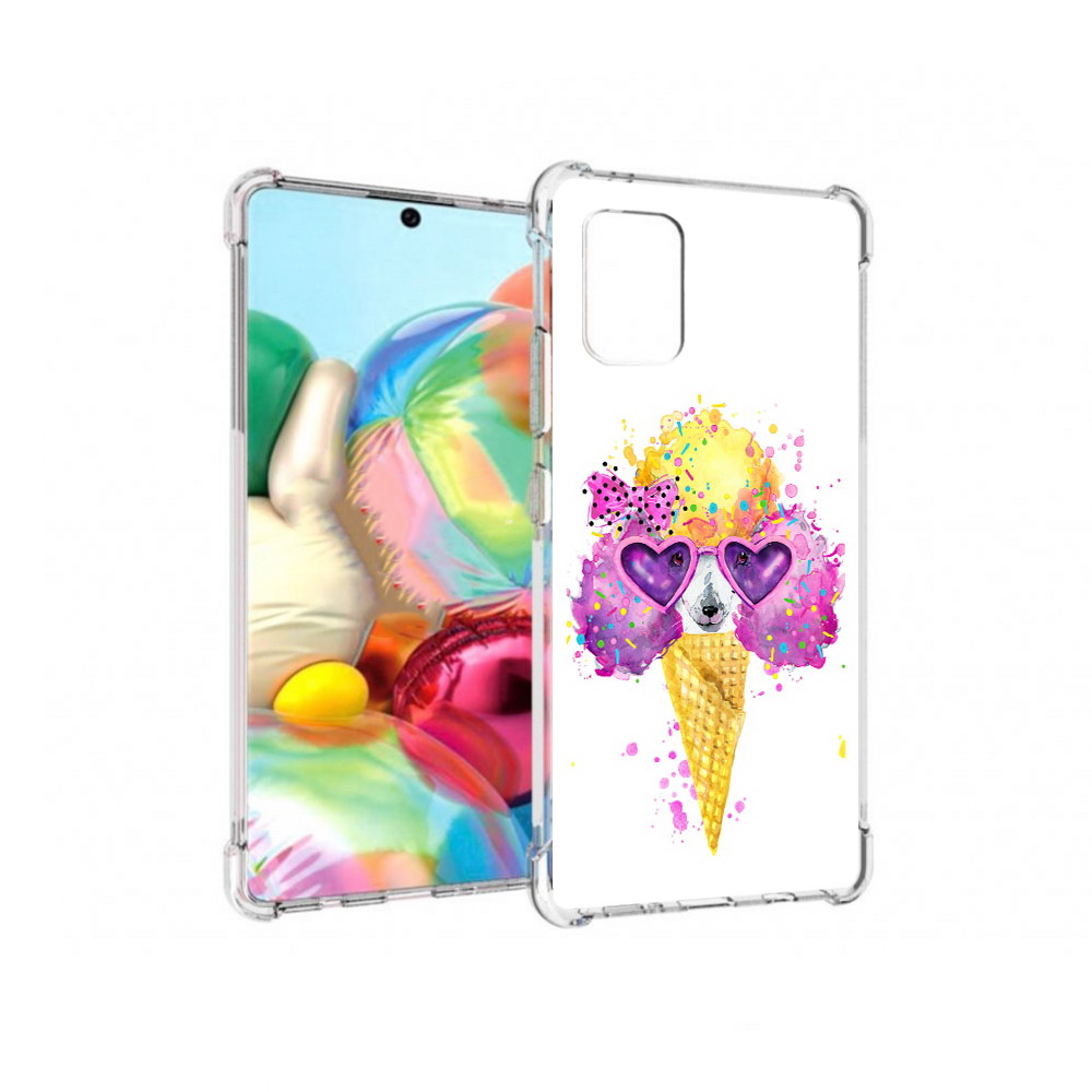 

Чехол MyPads Tocco для Samsung Galaxy A71 Рожок (PT226912.529.146), Прозрачный, Tocco