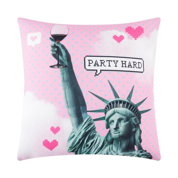 

Подушка «Этель» Party hard, 35х35 см, Текстиль и одежда как искусство