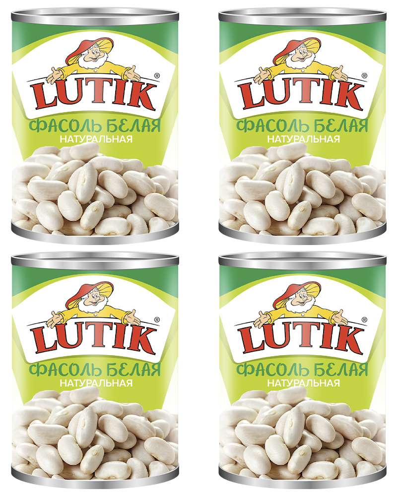 

Фасоль Lutik белая, 425 мл - 4 шт