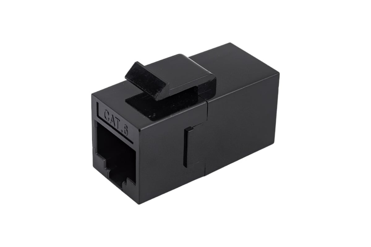 Проходной неэкранированный адаптер формата Keystone Cabeus RJ45-RJ45 (8p8c), категория 6,