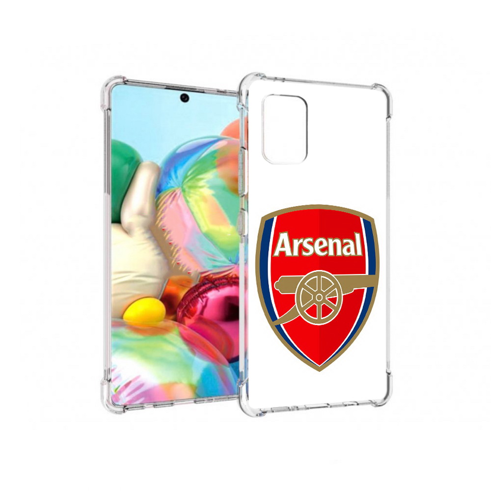 

Чехол MyPads Tocco для Samsung Galaxy A71 ФК Арсенал логотип (PT226912.529.174), Прозрачный, Tocco